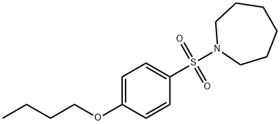 1-((4-butoxyphenyl)sulfonyl)azepane Struktur