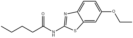 N-(6-ethoxybenzo[d]thiazol-2-yl)pentanamide Struktur