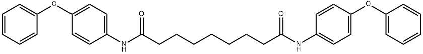 N,N'-bis(4-phenoxyphenyl)nonanediamide Struktur