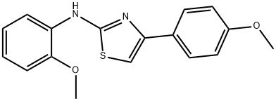 N-(2-methoxyphenyl)-4-(4-methoxyphenyl)thiazol-2-amine Struktur