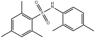 Benzenesulfonamide, N-(2,4-dimethylphenyl)-2,4,6-trimethyl- Struktur