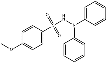 4-methoxy-N',N'-diphenylbenzenesulfonohydrazide Structure