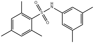 Benzenesulfonamide, N-(3,5-dimethylphenyl)-2,4,6-trimethyl- Struktur