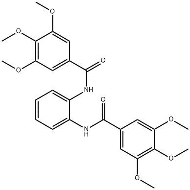 N,N'-1,2-phenylenebis(3,4,5-trimethoxybenzamide) Struktur