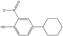 Phenol, 4-cyclohexyl-2-nitro- Struktur