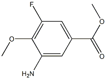 Methyl 3-amino-5-fluoro-4-methoxybenzoate Struktur