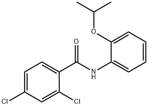 2,4-dichloro-N-[2-(propan-2-yloxy)phenyl]benzamide Struktur