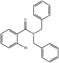 N,N-dibenzyl-2-bromobenzamide Struktur