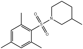 1-(mesitylsulfonyl)-3-methylpiperidine Struktur