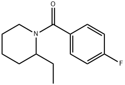 (2-ethylpiperidin-1-yl)(4-fluorophenyl)methanone Struktur