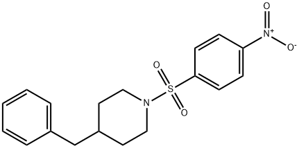 4-benzyl-1-[(4-nitrophenyl)sulfonyl]piperidine Struktur