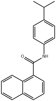 N-[4-(propan-2-yl)phenyl]naphthalene-1-carboxamide Struktur