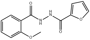 N'-(2-methoxybenzoyl)-2-furohydrazide Struktur