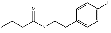 N-[2-(4-fluorophenyl)ethyl]butanamide Struktur