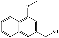 (4-Methoxy-naphthalen-2-yl)-methanol Struktur