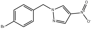 1-[(4-bromophenyl)methyl]-4-nitro-1H-pyrazole Struktur