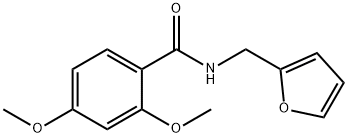 N-(furan-2-ylmethyl)-2,4-dimethoxybenzamide Struktur