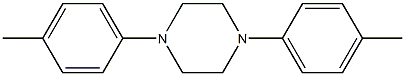 1,4-bis(4-methylphenyl)piperazine Struktur