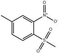 1-Methanesulfonyl-4-methyl-2-nitrobenzene Struktur