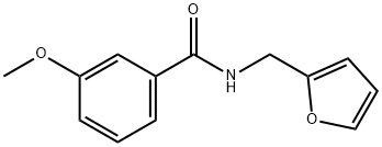 N-(furan-2-ylmethyl)-3-methoxybenzamide Struktur