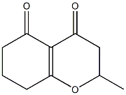 2H-1-Benzopyran-4,5(3H,6H)-dione, 7,8-dihydro-2-methyl- Struktur