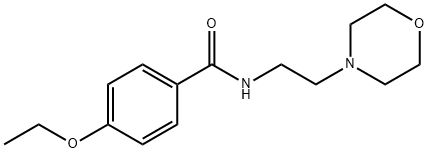 4-ethoxy-N-[2-(morpholin-4-yl)ethyl]benzamide Struktur