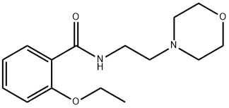 2-ethoxy-N-[2-(4-morpholinyl)ethyl]benzamide Struktur