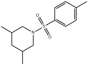 3,5-dimethyl-1-(4-methylphenyl)sulfonylpiperidine Struktur