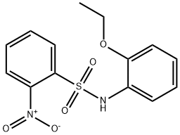 N-(2-ethoxyphenyl)-2-nitrobenzenesulfonamide Struktur