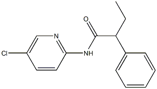 N-(5-chloropyridin-2-yl)-2-phenylbutanamide Struktur