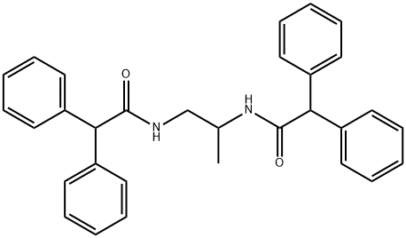 N,N'-1,2-propanediylbis(2,2-diphenylacetamide) Struktur