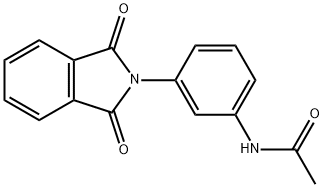 N-[3-(1,3-dioxo-1,3-dihydro-2H-isoindol-2-yl)phenyl]acetamide Struktur