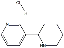 3-(Piperidin-2-yl)pyridine hydrochloride Struktur