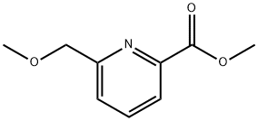 METHYL 6-(METHOXYMETHYL)PICOLINATE Struktur