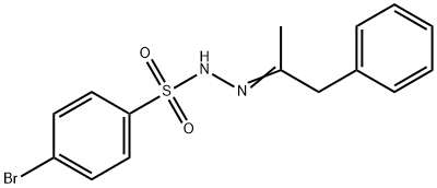 4-bromo-N-[(Z)-1-phenylpropan-2-ylideneamino]benzenesulfonamide Struktur