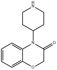 4-(piperidin-4-yl)-2H-benzo[b][1,4]oxazin-3(4H)-one hydrochloride Struktur