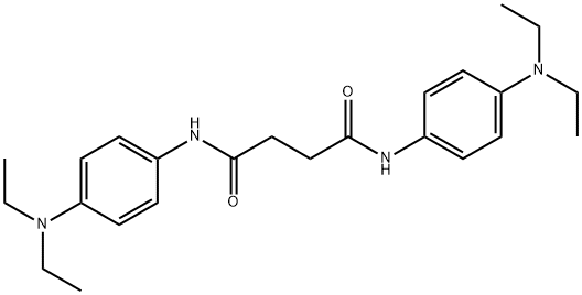 N,N'-bis[4-(diethylamino)phenyl]succinamide Struktur