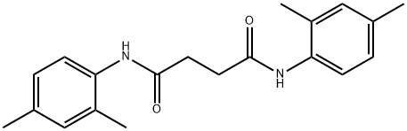 N,N'-bis(2,4-dimethylphenyl)succinamide Struktur