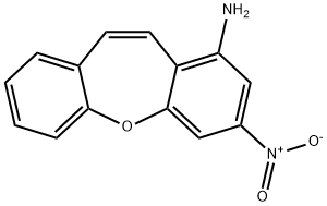 3-Nitro-dibenzo[b,f]oxepin-1-ylamine Struktur