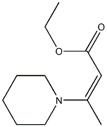 ethyl 3-(1-piperidyl)but-2-enoate Struktur