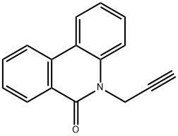 5-(prop-2-yn-1-yl)phenanthridin-6(5H)-one Struktur