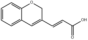 (2E)-3-(2H-chromen-3-yl)prop-2-enoic acid Struktur