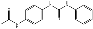 N-{4-[(anilinocarbonothioyl)amino]phenyl}acetamide Struktur