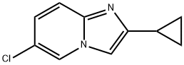 6-chloro-2-cyclopropylimidazo[1,2-a]pyridine Struktur