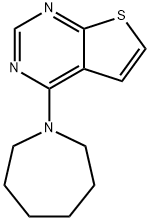 4-(azepan-1-yl)thieno[2,3-d]pyrimidine Struktur