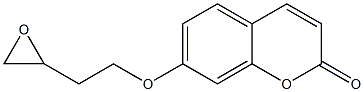 7-(2-Oxiranylethoxy)-2H-1-benzopyran-2-one Struktur