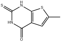 2-mercapto-6-methylthieno[2,3-d]pyrimidin-4(3H)-one Struktur