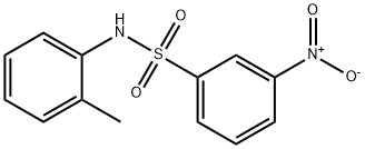 3-nitro-N-(o-tolyl)benzenesulfonamide Struktur