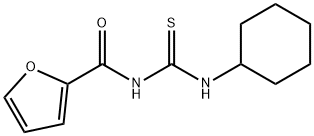 N-[(cyclohexylamino)carbonothioyl]-2-furamide Struktur