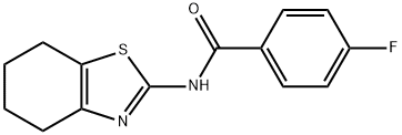 4-fluoro-N-(4,5,6,7-tetrahydrobenzo[d]thiazol-2-yl)benzamide Struktur